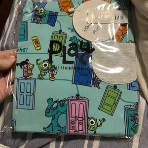 Little Sleepies Disney Monsters Inc. Hooded Tee NWT
